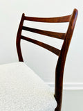 Set of 4 Niels O. Møller Model 78 Rosewood Dining Chairs