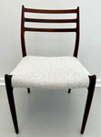 Set of 4 Niels O. Møller Model 78 Rosewood Dining Chairs