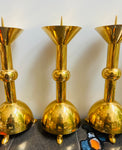 Set of 5 1950s German Brutalist Church Candleholders