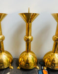 Set of 5 1950s German Brutalist Church Candleholders