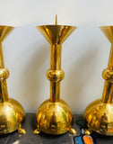 Set of 5 1950s German Brutalist Church Candleholders