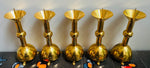 Set of 5 1950s German Brutalist Church Candleholders