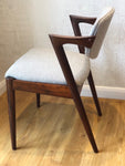 Set of 8 1960s Rosewood Kai Kristiansen Model 42 Dining Chairs