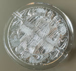 Vintage 1980s Swedish Nybro "Iceberg" Glass Ashtray