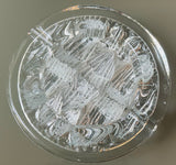 Vintage 1980s Swedish Nybro "Iceberg" Glass Ashtray