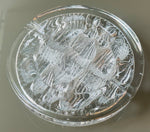 Vintage 1980s Swedish Nybro "Iceberg" Glass Ashtray