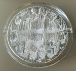Vintage 1980s Swedish Nybro "Iceberg" Glass Ashtray