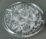 Vintage 1980s Swedish Nybro "Iceberg" Glass Ashtray