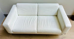 2000s White Leather 2-Seater Robin Day for Habitat Sofa