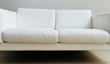 2000s White Leather 2-Seater Robin Day for Habitat Sofa