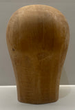 Vintage Solid Beech Hat Block Display Stand 23 1/2