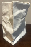 Vintage Large German Ceramic Crumpled Bag Table Lamp by Sompex