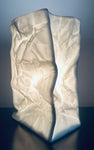 Vintage Large German Ceramic Crumpled Bag Table Lamp by Sompex