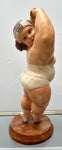 Vintage Resin Ballerina En Pointe Figurine Botero Style