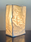 Vintage Small German Ceramic Bag Table Lamp by Sompex