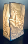 Vintage Small German Ceramic Bag Table Lamp by Sompex