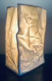 Vintage Small German Ceramic Bag Table Lamp by Sompex