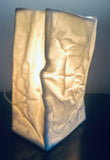 Vintage Small German Ceramic Bag Table Lamp by Sompex