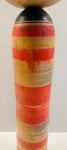 Vintage Striped Japanese Traditional Kokeshi Doll - Yajirou-Kei