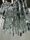 1960s Austrian Kalmar Franken Two-Tier Iced Glass Chandelier