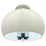 1970s German Glashütte Limburg Opaline Glass Hanging Lamp