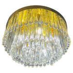 1970s German Murano Glass Tear Drop Flush Mount by Christoph Palme