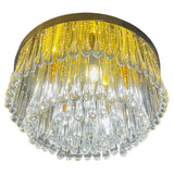 1970s German Murano Glass Tear Drop Flush Mount by Christoph Palme