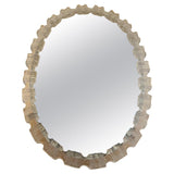 1970s German Honsel Illuminated Clear Acrylic Wall Mirror