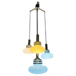 1970s German Cascading Shade Hanging Light by Leclair & Schäfer