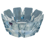 1970s Swedish Orrefors Crystal Glass Corona Bowl