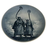 1978 Royal Copenhagen Denmark Porcelain Viking Plate