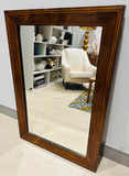 Late 19th Century Antique English Inlaid Walnut Wall Mirror
