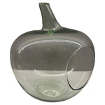 Circa 1990s Green Glass Garden Apple Terrarium