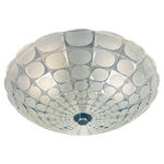 Large 1970s German Putzler Flush Mount Ceiling Light