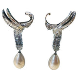 Pair of 1950s American Marcel Boucher "Glam" Earrings