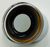 Pair of 1970s German Glashutte Chrome & Murano Glass Wall Lights