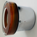 Pair of 1970s German Glashutte Chrome & Murano Glass Wall Lights