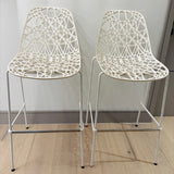 Pair of Contemporary Italian Crassevig "Nett" Bar Stools