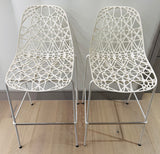Pair of Contemporary Italian Crassevig "Nett" Bar Stools