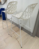 Pair of Contemporary Italian Crassevig "Nett" Bar Stools