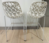 Pair of Contemporary Italian Crassevig "Nett" Bar Stools