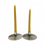 Pair of Swedish Contemporary Chrome Eightmood Candleholders