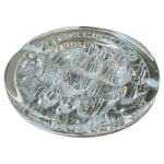 Vintage 1980s Swedish Nybro "Iceberg" Glass Ashtray