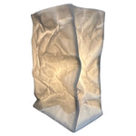 Vintage Large German Ceramic Crumpled Bag Table Lamp by Sompex