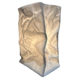 Vintage Large German Ceramic Crumpled Bag Table Lamp by Sompex