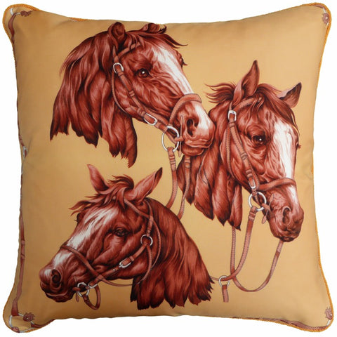 Vintage Cushions - Pale Horses