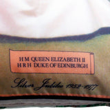 Vintage Cushions - HM Queen Elizabeth II and HRH Duke of Edinburgh 1977 - Circa – 1970 and 1960