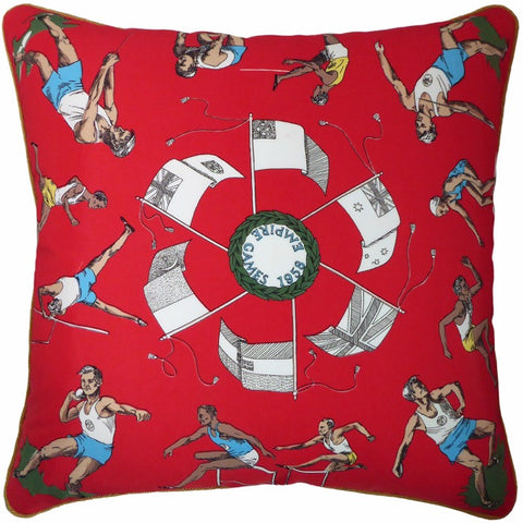 Vintage Cushions - Empire Games in 1958
