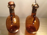 Georgian Amber Glass Bottles