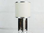 Pair of 1960's Sciolari Chrome Table Lamps